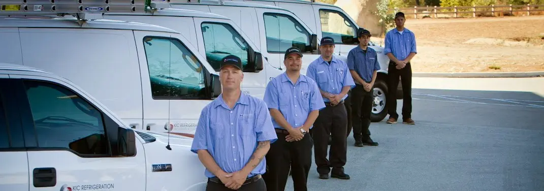 KIC Refrigeration crew ready for Mini Split Repair jobs across Redwood City